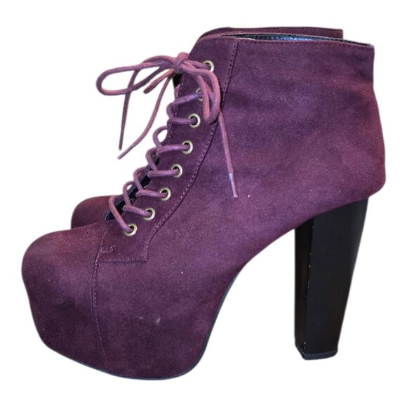 SPEED LIMIT 98 Platform Ankle Booties sz 7.5 - Picture 2 of 7